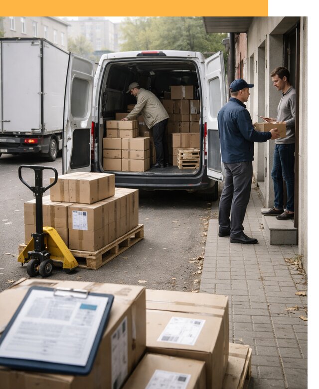 Доставка грузов от двери до двери с таможней от 45950 руб.
