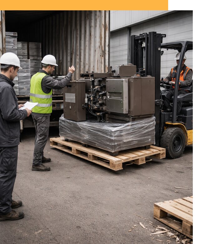 Доставка промышленного оборудования из Европы от 45950