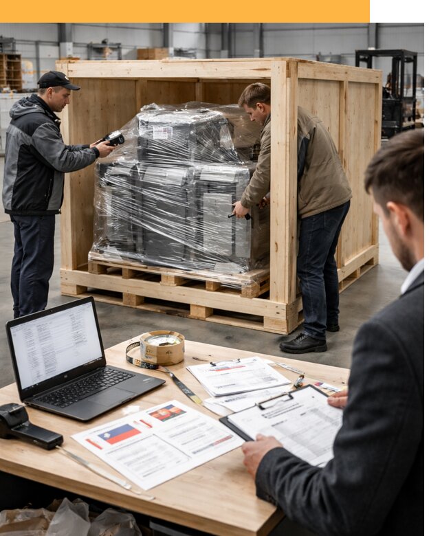 Доставка промышленного оборудования из США от 66372 руб