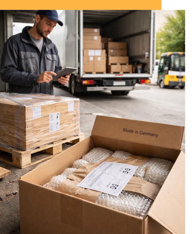 Доставка грузов из Германии от 45950 руб с таможенным оформлением