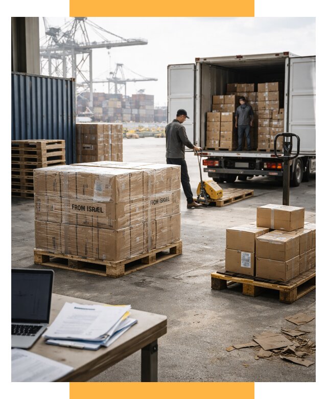 Доставка грузов из Израиля от 15317 р., логистика от СетСервис-Югр