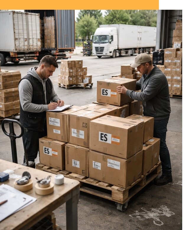 Доставка грузов в Испанию автотранспортом от 35739 руб