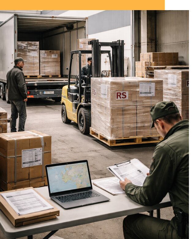 Доставка грузов в Сербию от 45950 руб, международные перевозки