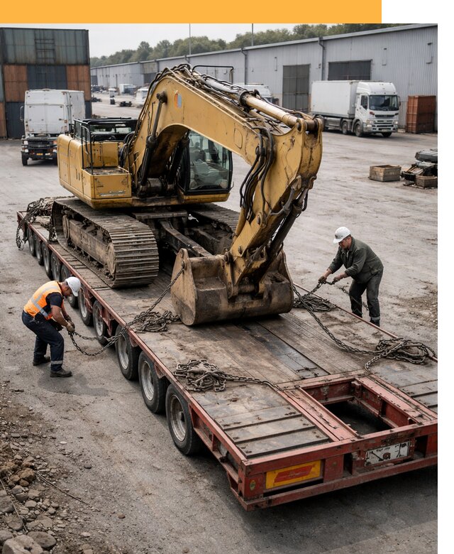 Перевозка спецтехники по России и миру от 45950 руб