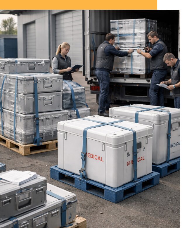 Перевозка медицинского оборудования по всему миру от 15317 руб