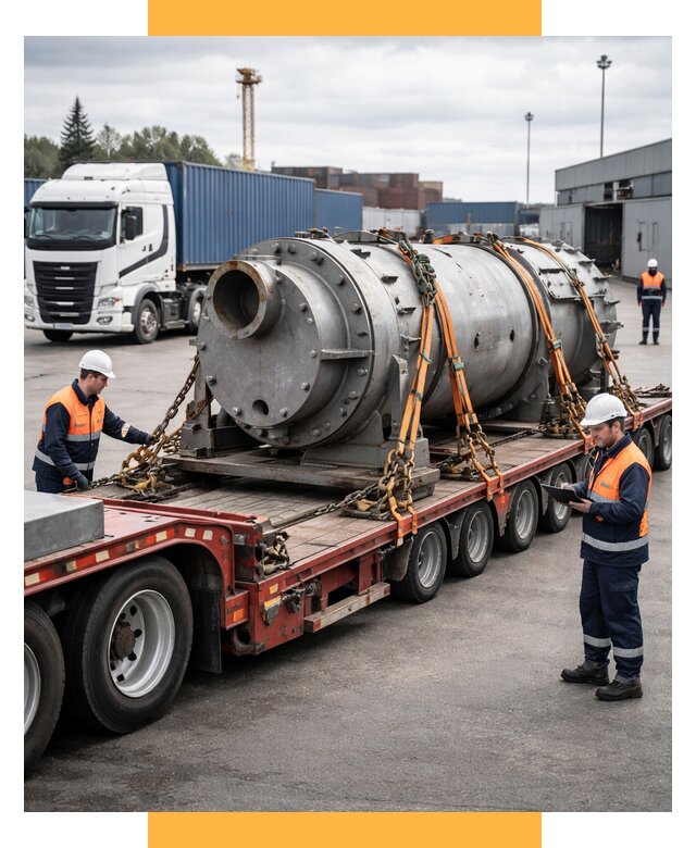 Перевозка тяжеловесных грузов под ключ от 153165 р. | СетСервис-Югр
