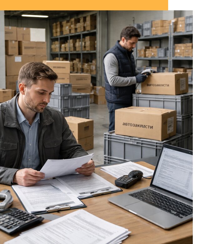 Таможенное оформление автозапчастей по выгодным тарифам от 8679