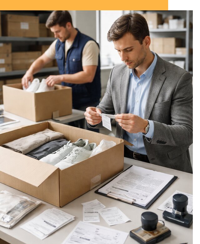 Таможенное оформление одежды и обуви по выгодной цене от 6637 руб