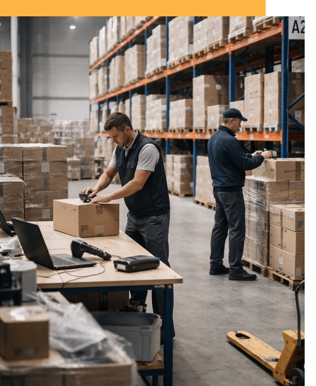 Склад консолидации в Европе: хранение, сортировка от 6637